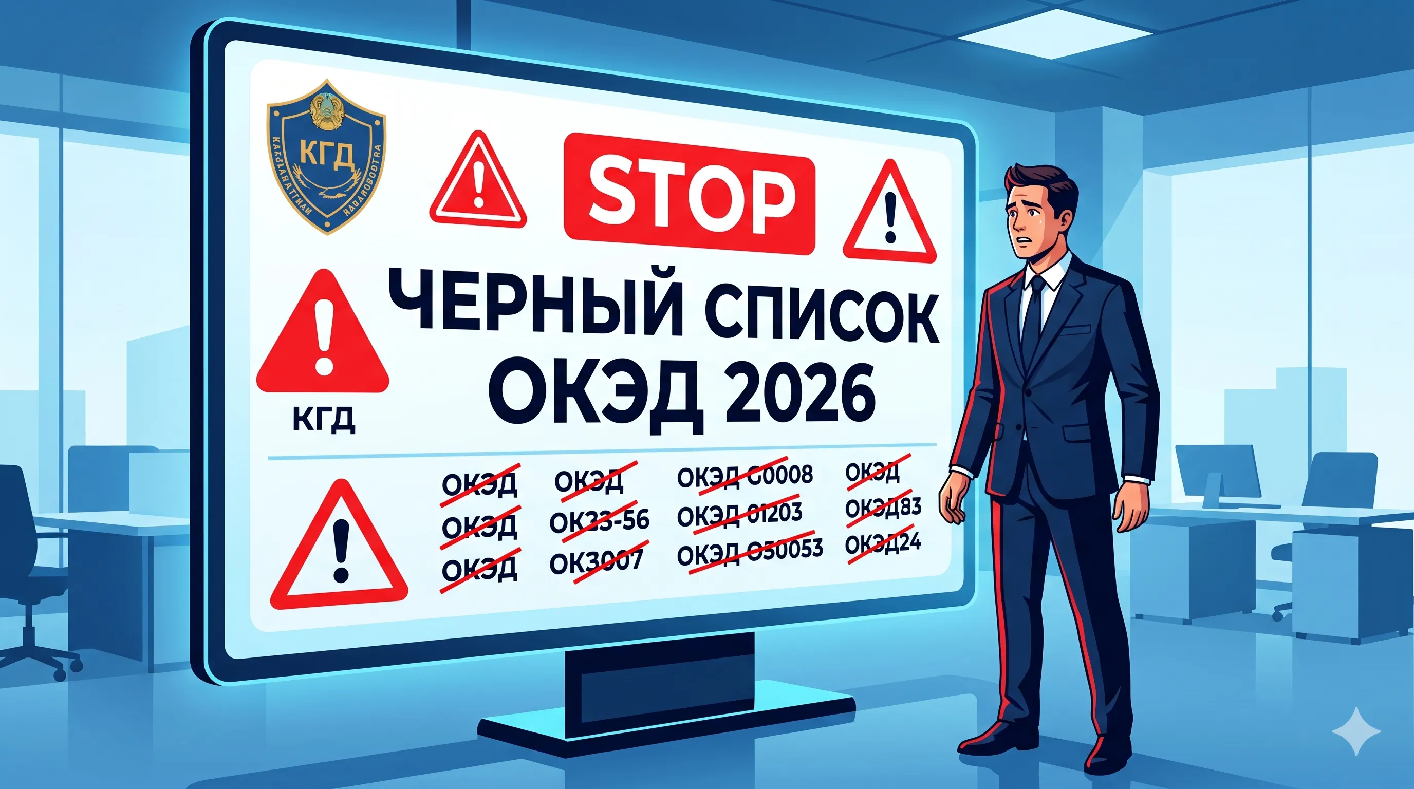 Черный список ОКЭД 2026