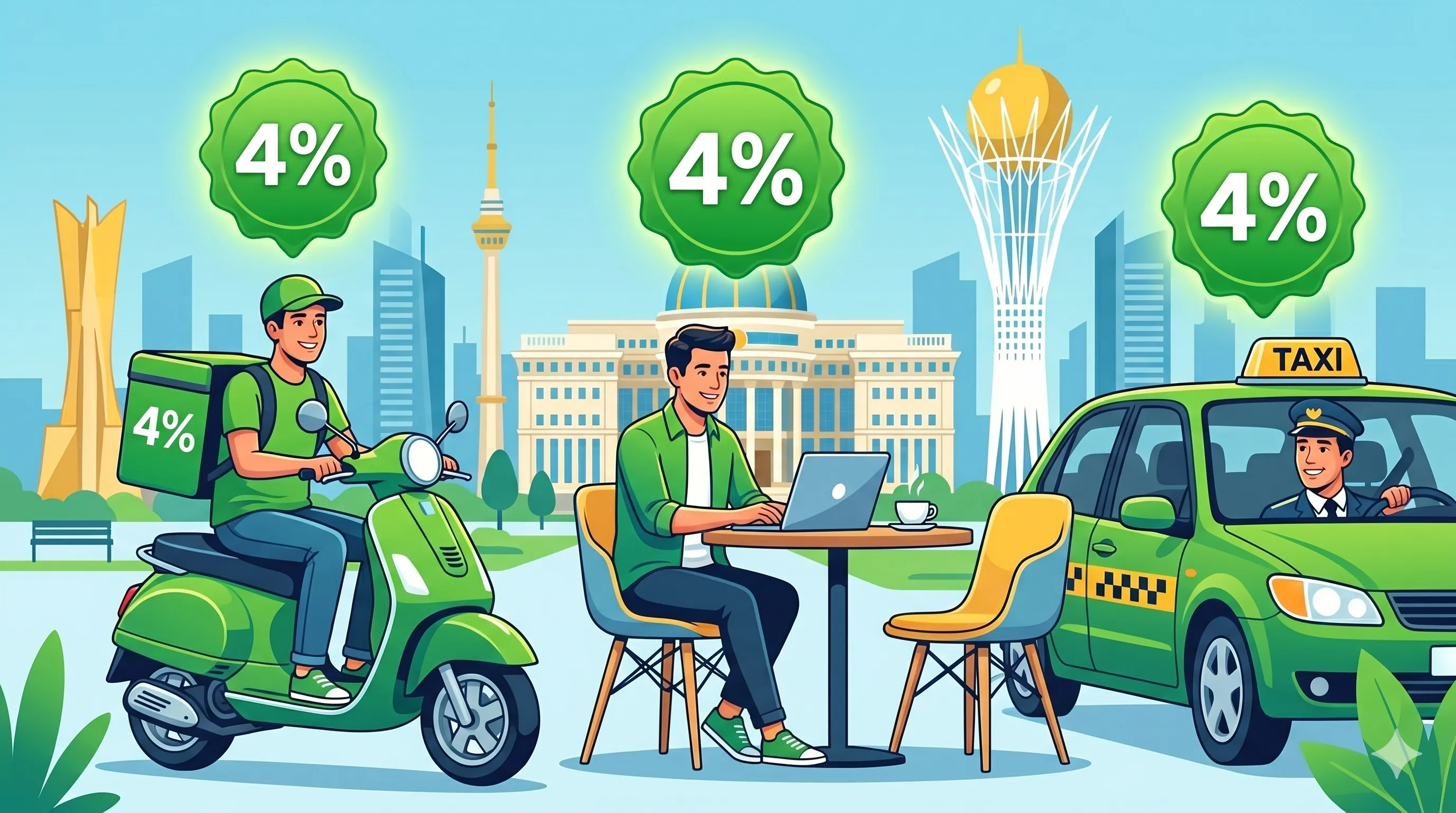 Самозанятость в Казахстане 2026