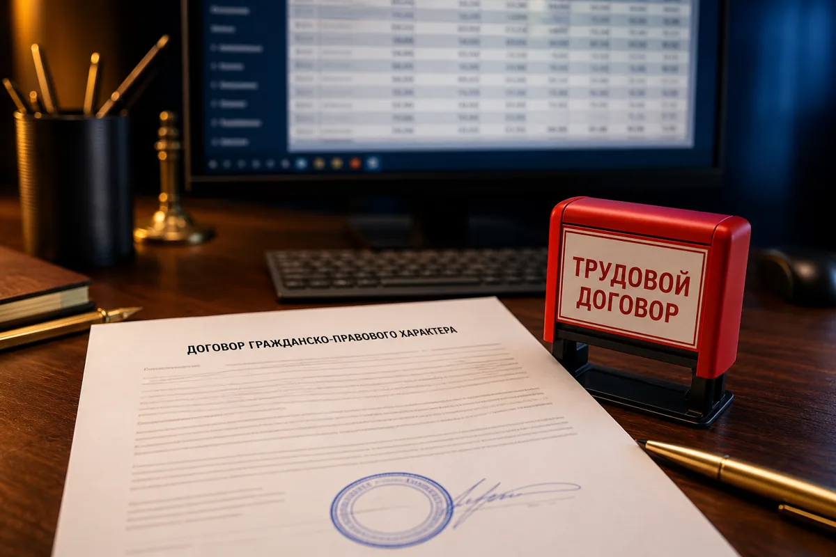 Договор ГПХ с признаками трудового: переквалификация в трудовой договор в Казахстане с июня 2026 года